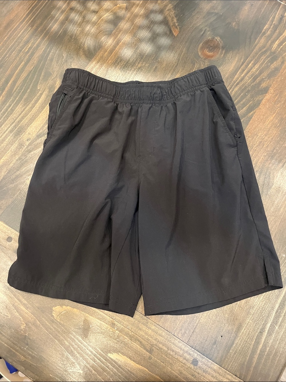 all in motion Black Elastic-Waist Active Shorts